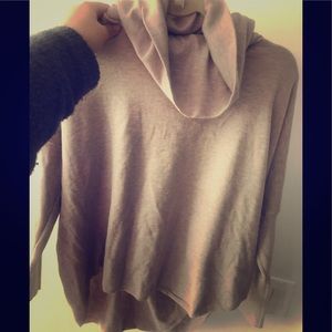 Turtleneck sweater tan